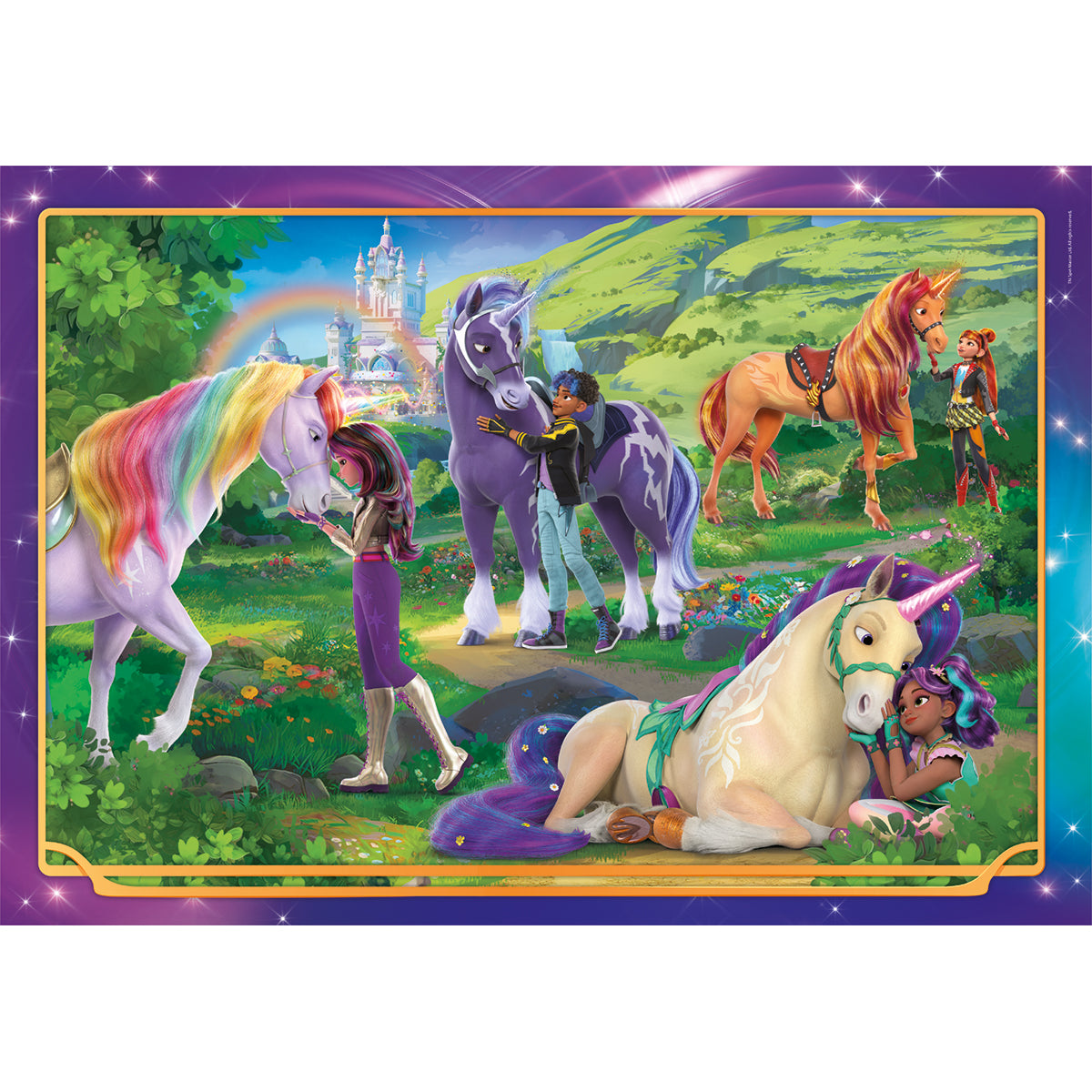 PUZZLE UNICORN ACADEMY – 104 PIÈCES – CLEMENTONI 🔶