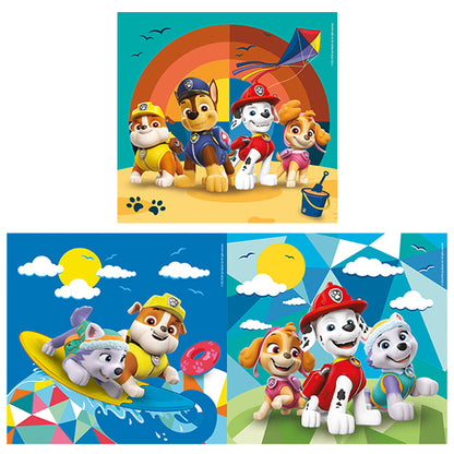 PUZZLE PAT' PATROUILLE 3 × 48 PIÈCES – CLEMENTONI 🔶