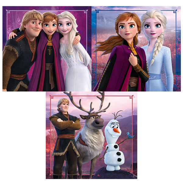 PUZZLE LA REINE DES NEIGES 3 × 48 PIÈCES – CLEMENTONI 🔶
