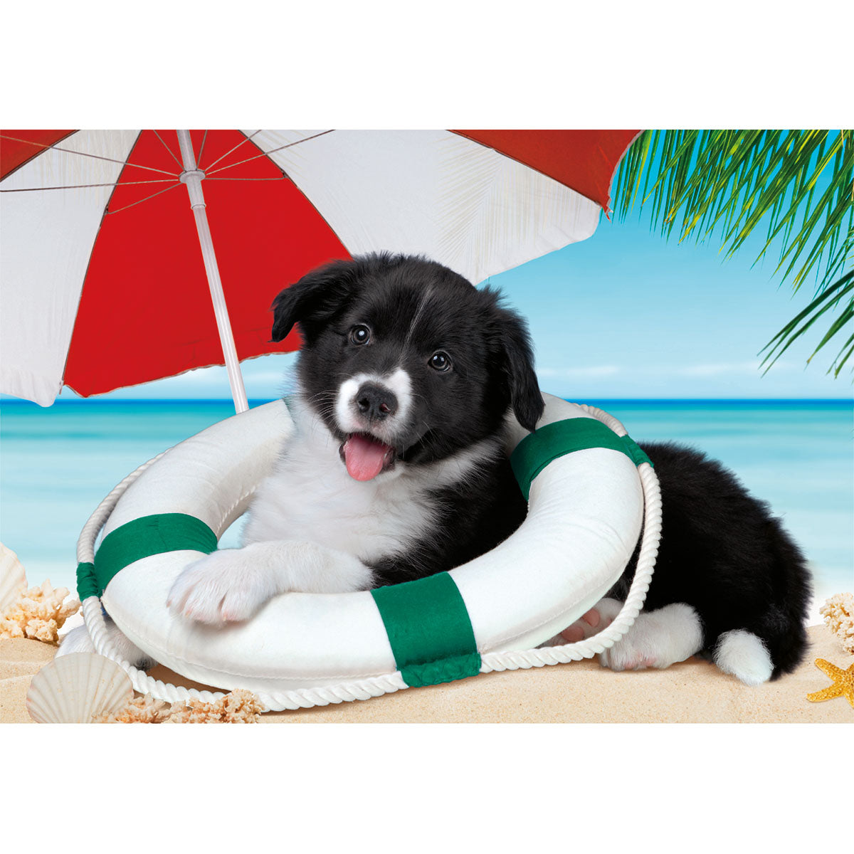 PUZZLE SUNNY BEACH – 104 PIÈCES – CLEMENTONI 🔶