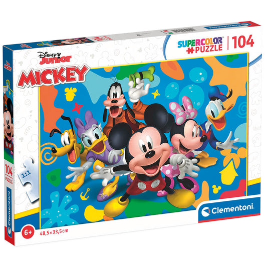 PUZZLE MICKEY ET SES AMIS – 104 PIÈCES – CLEMENTONI 🔶
