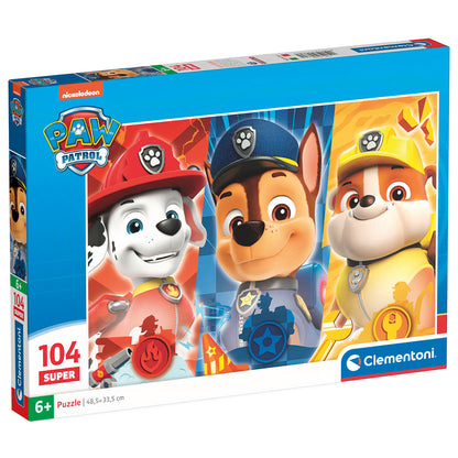 PUZZLE PAT' PATROUILLE – 104 PIÈCES – CLEMENTONI 🔶