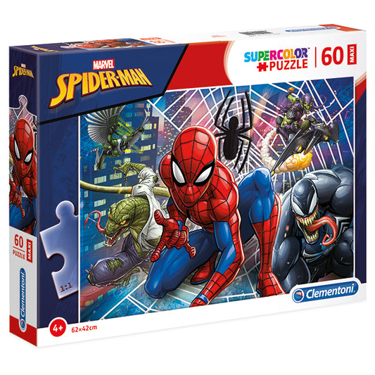 MAXI PUZZLE SPIDER-MAN – 60 PIÈCES – CLEMENTONI 🔶