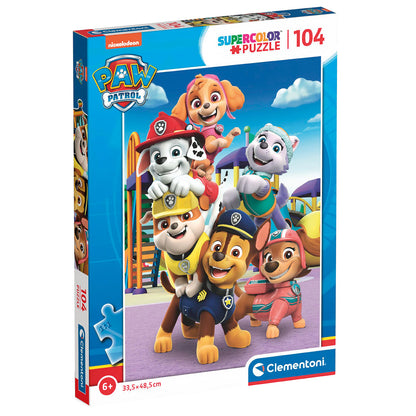 PUZZLE PAT' PATROUILLE – 104 PIÈCES – CLEMENTONI 🔶