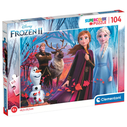 FROZEN PUZZLE 2 – 104 PEZZI – CLEMENTONI 🔶