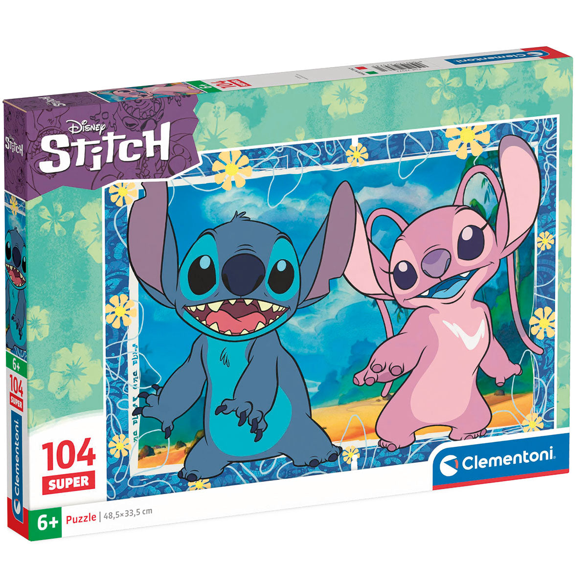 PUZZLE STITCH – 104 PIÈCES – CLEMENTONI 🔶