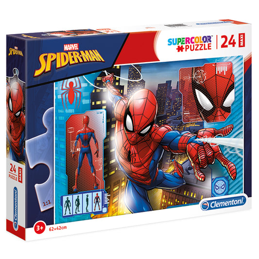 MAXI PUZZLE SPIDER-MAN – 24 PIÈCES – CLEMENTONI 🔶