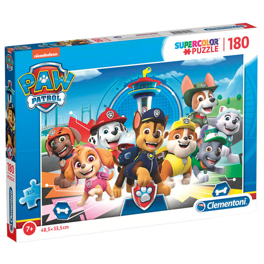 PUZZLE PAT' PATROUILLE – 180 PIÈCES – CLEMENTONI 🔶