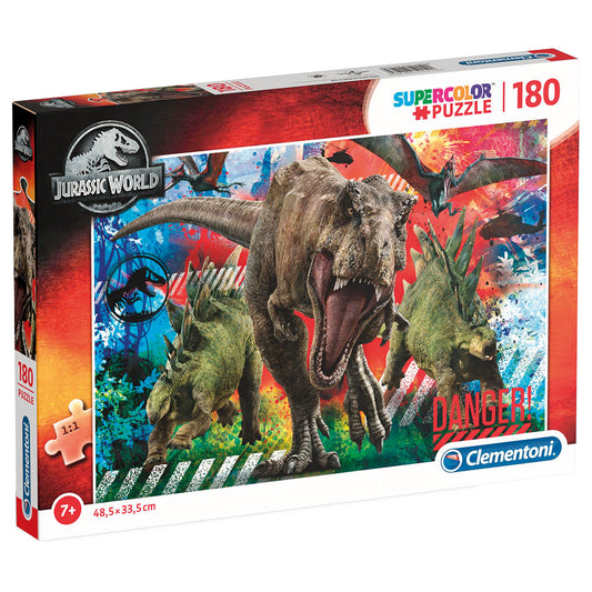 PUZZLE JURASSIC WORLD – 180 PIÈCES – CLEMENTONI 🔶
