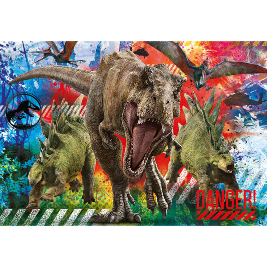 PUZZLE JURASSIC WORLD – 180 PIÈCES – CLEMENTONI 🔶