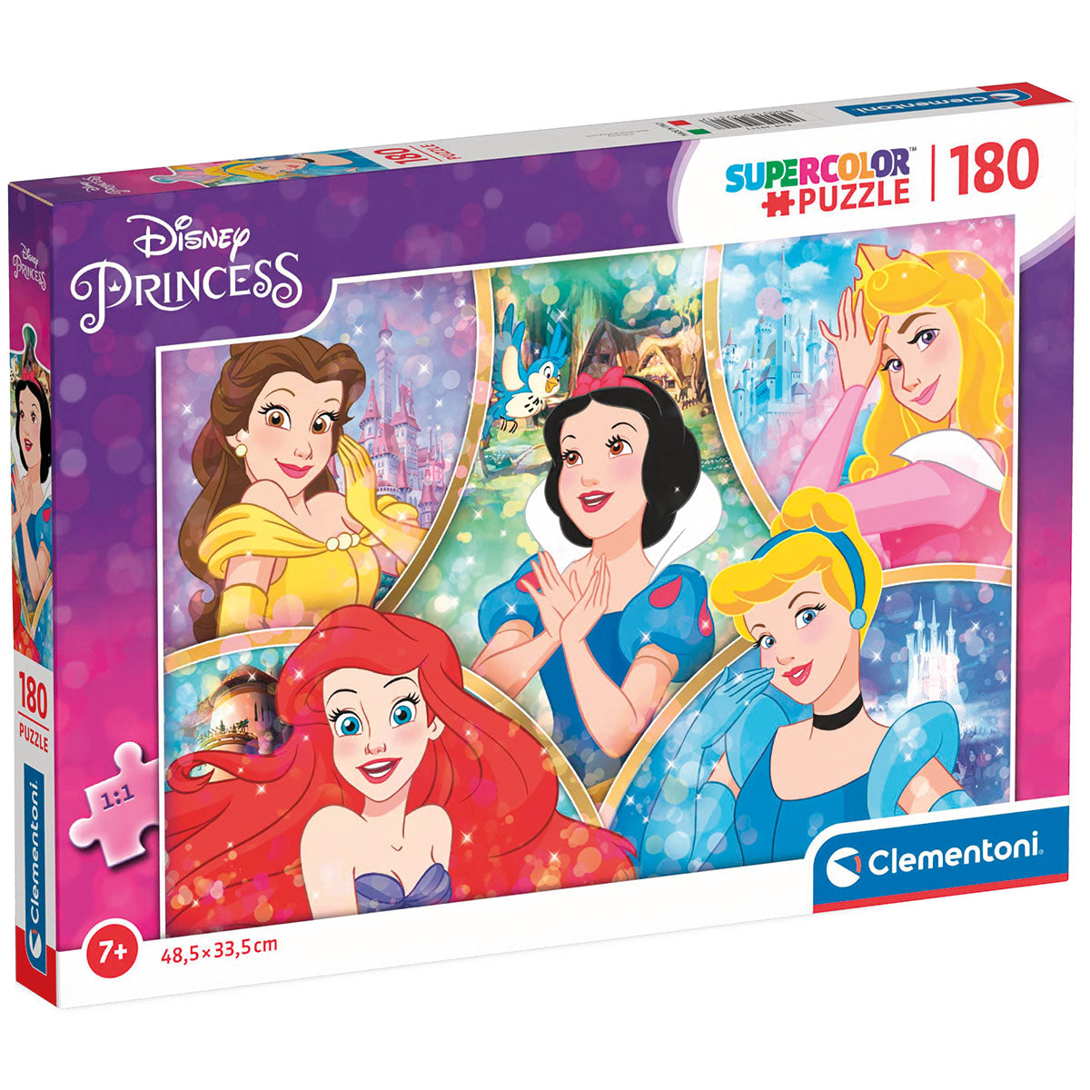 PUZZLE PRINCESSE – 180 PIÈCES – CLEMENTONI 🔶