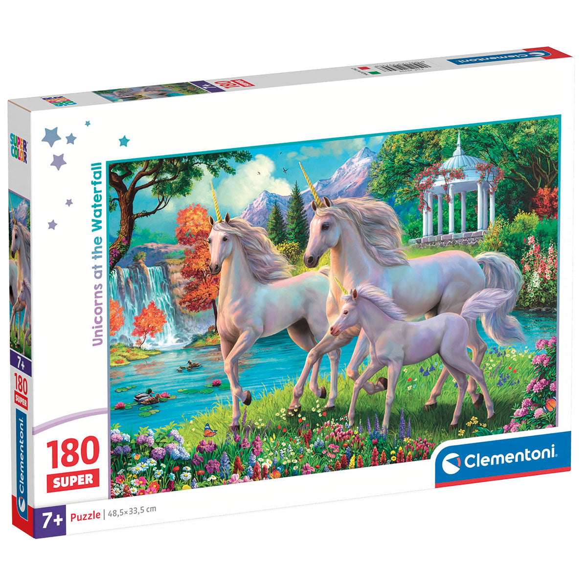 PUZZLE LICORNE – 180 PIÈCES – CLEMENTONI 🔶