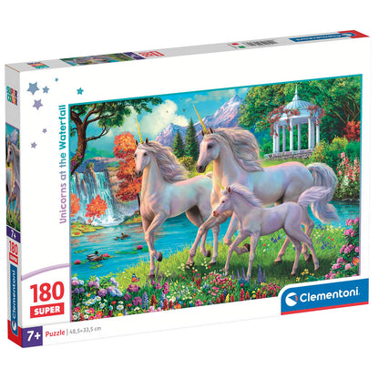 PUZZLE LICORNE – 180 PIÈCES – CLEMENTONI 🔶