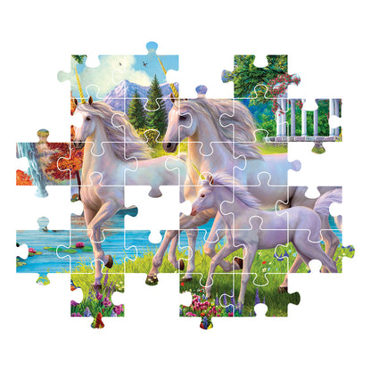PUZZLE LICORNE – 180 PIÈCES – CLEMENTONI 🔶
