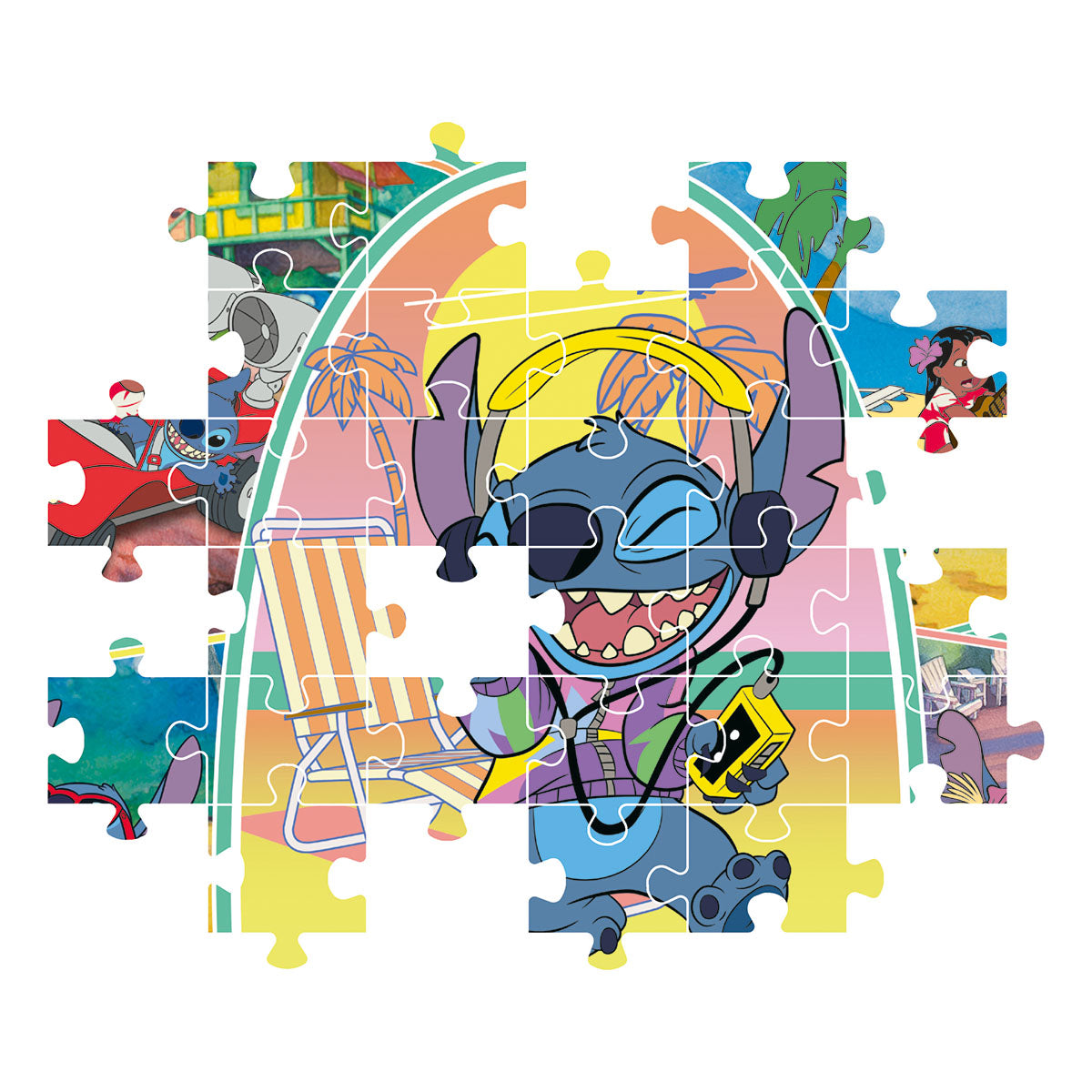 PUZZLE STITCH – 180 PIÈCES – CLEMENTONI 🔶