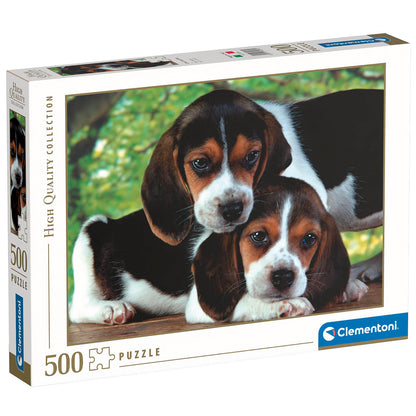 PUZZLE CHIENS – 500 PIÈCES – CLEMENTONI 🔶