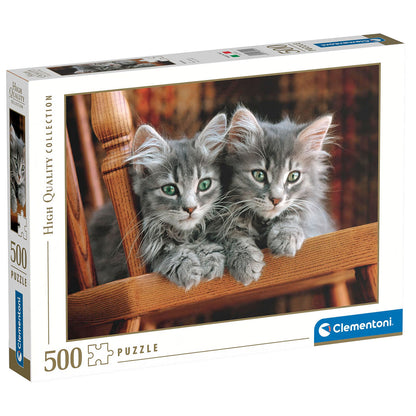 PUZZLE KATZEN – 500 TEILE – CLEMENTONI 🔶