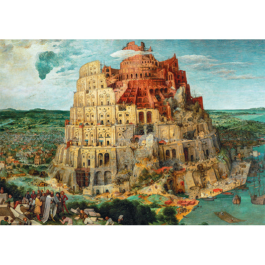 PUZZLE BRUEGEL – LA TOUR DE BABEL – 1500 PIÈCES – CLEMENTONI 🔶