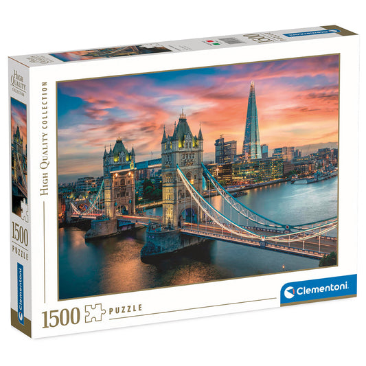 PUZZLE LONDRES CRÉPUSCULE – 1500 PIÈCES – CLEMENTONI 🔶
