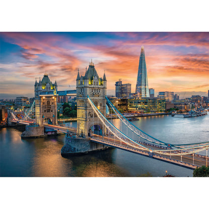 PUZZLE LONDRES CRÉPUSCULE – 1500 PIÈCES – CLEMENTONI 🔶