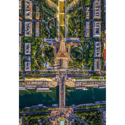 PUZZLE VOL EN HAUT DE PARIS – 1500 PIÈCES – CLEMENTONI 🔶
