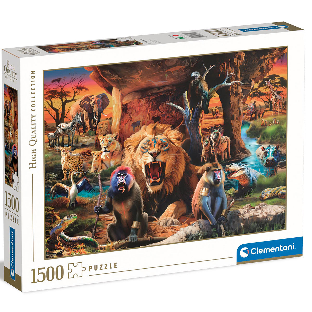 PUZZLE TRIBAL SOCIETY – 1500 PIÈCES – CLEMENTONI 🔶