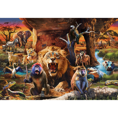 PUZZLE TRIBAL SOCIETY – 1500 PIÈCES – CLEMENTONI 🔶