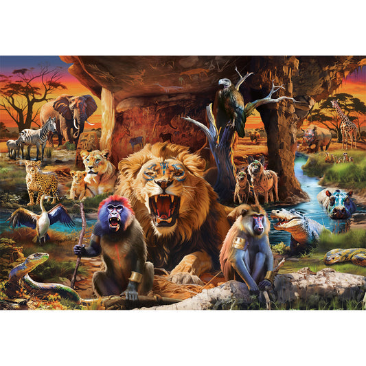 PUZZLE TRIBAL SOCIETY – 1500 PIÈCES – CLEMENTONI 🔶