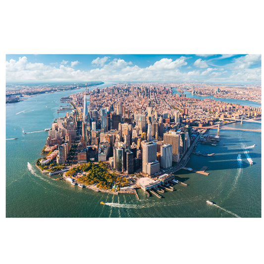 PUZZLE LOWER MANHATTAN, NEW YORK CITY – 2000 PIÈCES – CLEMENTONI 🔶