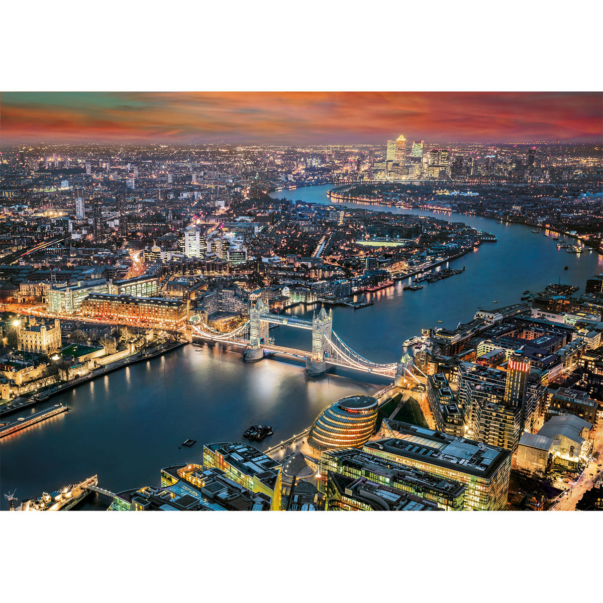 PUZZLE LONDON LUFTBILD – 2000 TEILE – CLEMENTONI 🔶