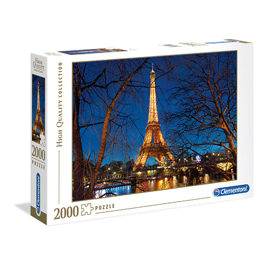 PUZZLE TOUR EIFFEL – 2000 PIÈCES – CLEMENTONI 🔶