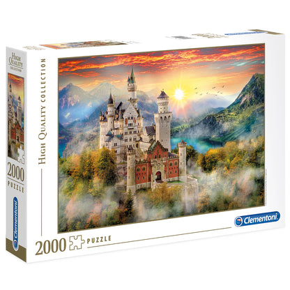 PUZZLE NEUSCHWANSTEIN – 2000 TEILE – CLEMENTONI 🔶