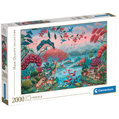 PUZZLE JUNGLE PACIFIQUE – 2000 PIÈCES – CLEMENTONI 🔶