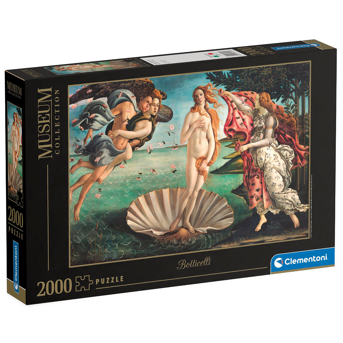 PUZZLE BOTTICELLI – LA NAISSANCE DE VÉNUS – 2000 PIÈCES – CLEMENTONI 🔶