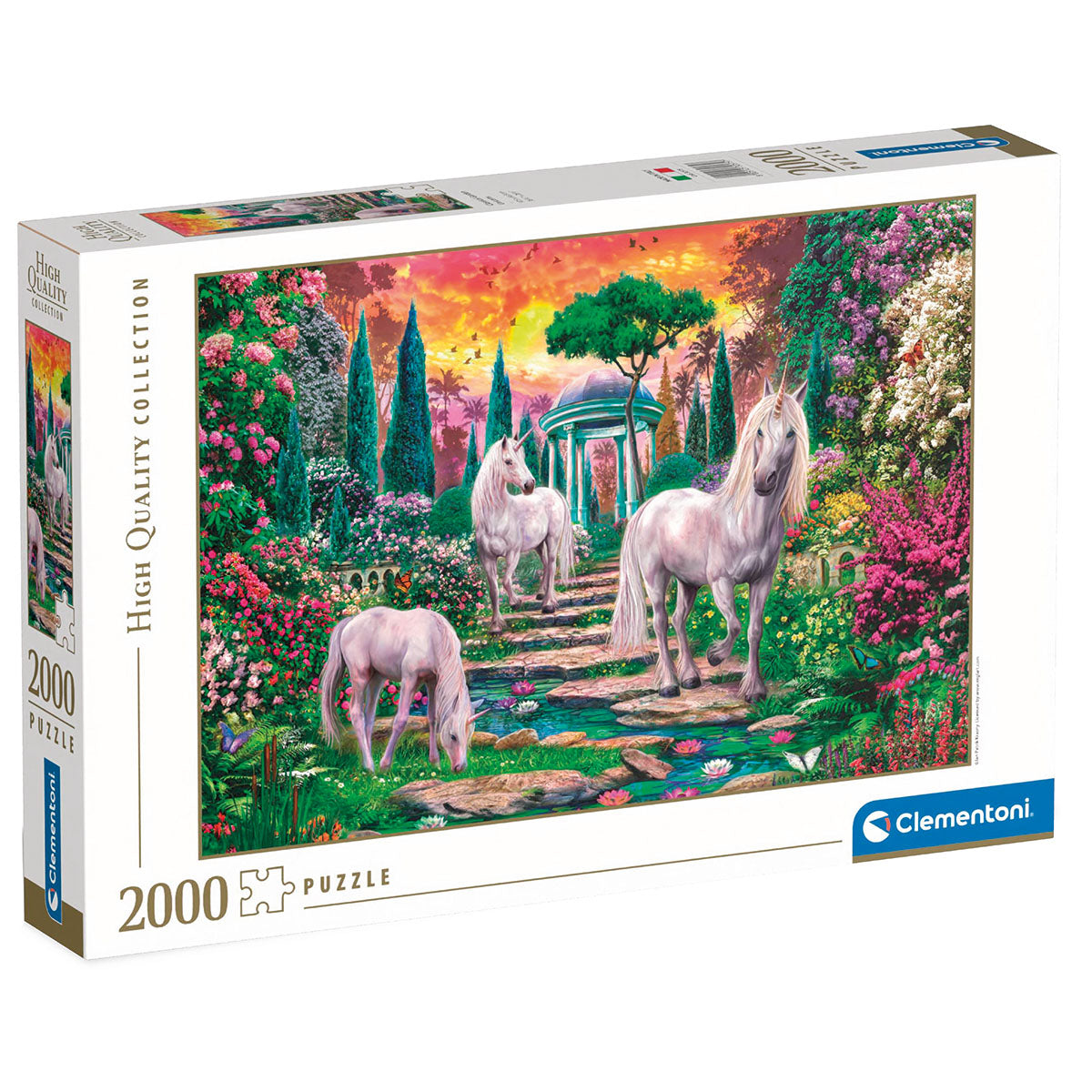 PUZZLE LICORNE – 2000 PIÈCES – CLEMENTONI 🔶