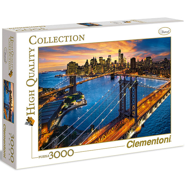 PUZZLE NEW YORK – 3000 PIÈCES – CLEMENTONI 🔶