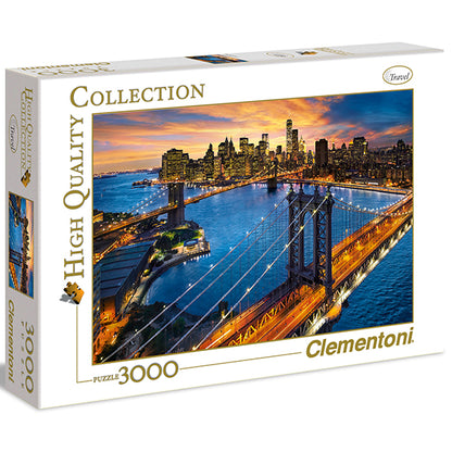 PUZZLE NEW YORK – 3000 PIÈCES – CLEMENTONI 🔶