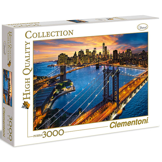 PUZZLE NEW YORK – 3000 PIÈCES – CLEMENTONI 🔶