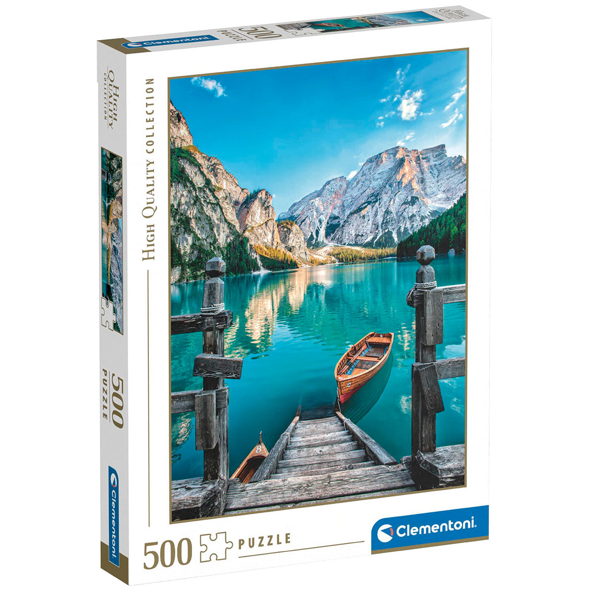 PUZZLE LAGO SELVAGGIO DE BRAGHER – 500 PIÈCES – CLEMENTONI 🔶