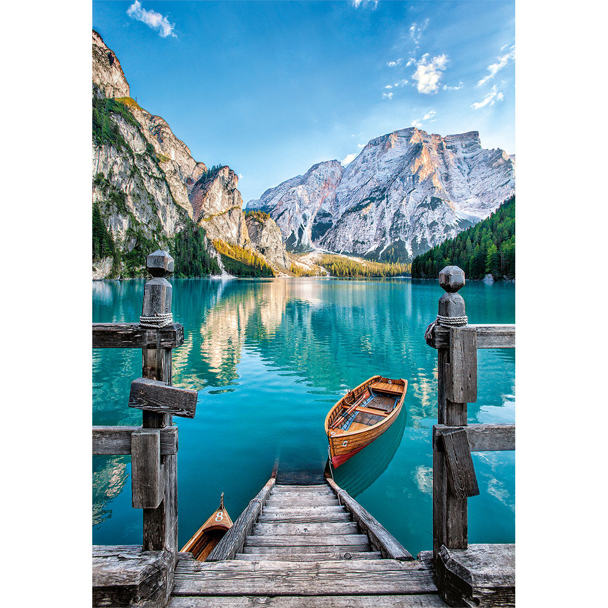 PUZZLE LAGO SELVAGGIO DE BRAGHER – 500 PIÈCES – CLEMENTONI 🔶