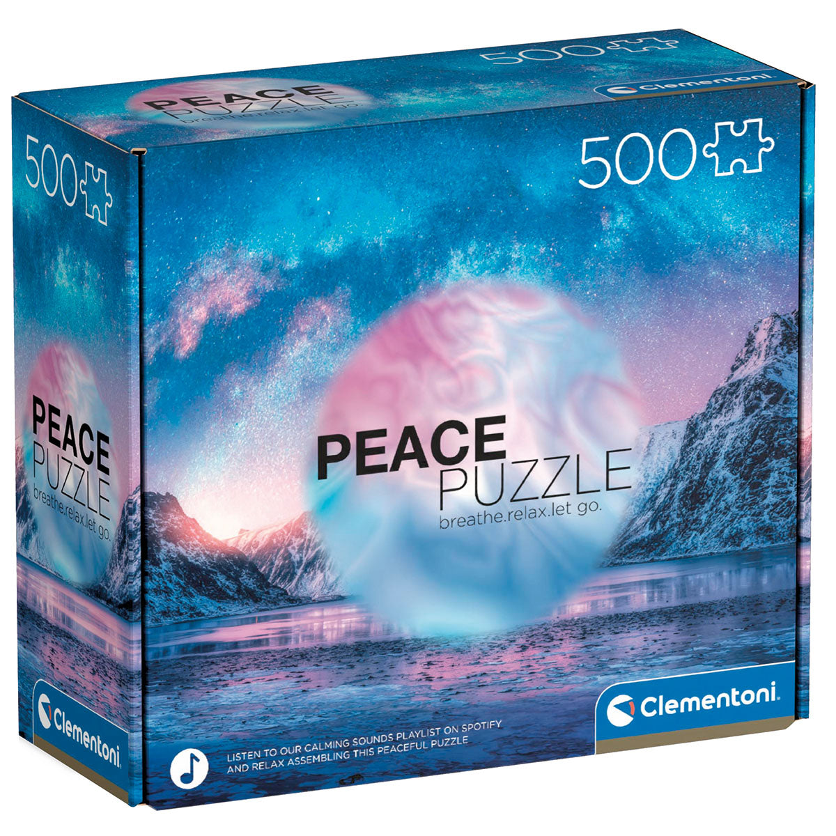 PUZZLE BLEU AZUR – 500 PIÈCES – CLEMENTONI 🔶
