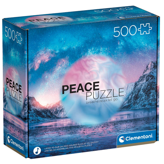PUZZLE BLEU AZUR – 500 PIÈCES – CLEMENTONI 🔶