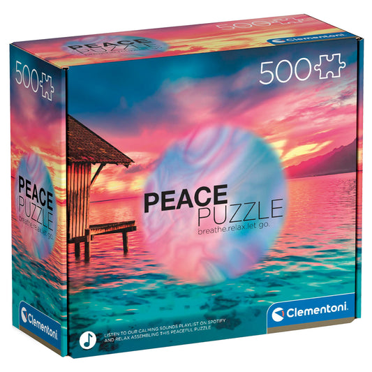 PUZZLE MER BLEUE – 500 PIÈCES – CLEMENTONI 🔶