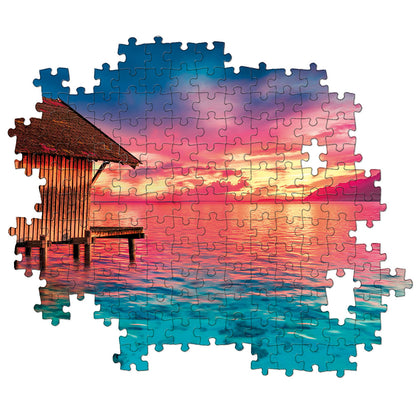 PUZZLE MER BLEUE – 500 PIÈCES – CLEMENTONI 🔶