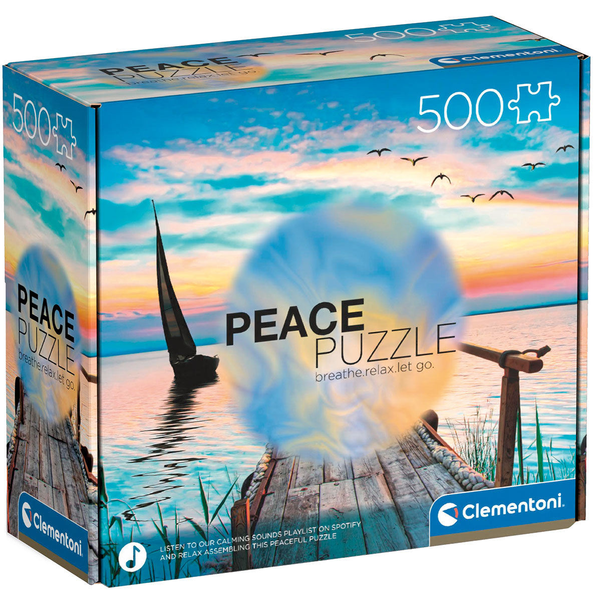 PUZZLE VENT PACIFIQUE – 500 PIÈCES – CLEMENTONI 🔶
