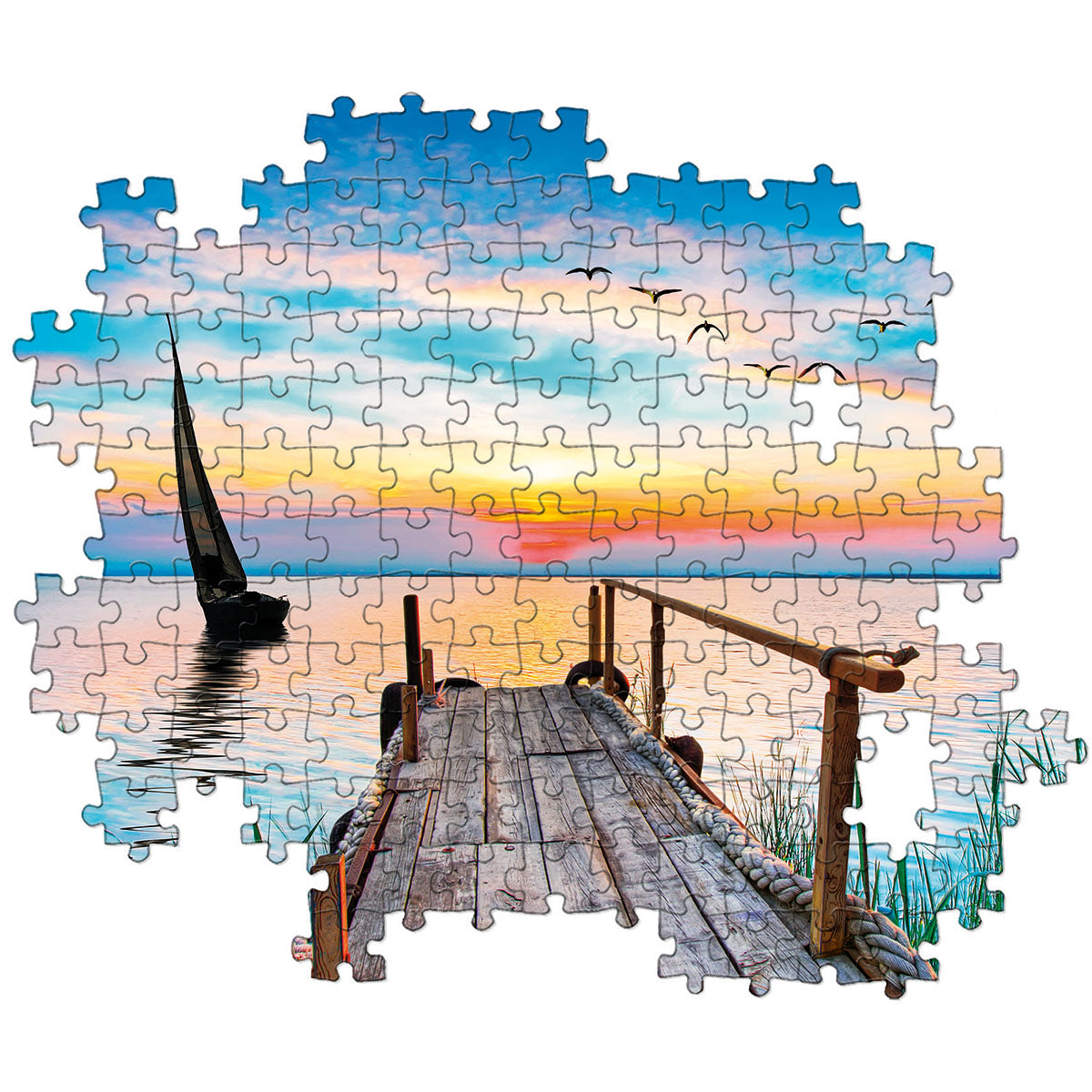 PUZZLE VENT PACIFIQUE – 500 PIÈCES – CLEMENTONI 🔶