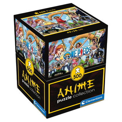 PUZZLE ANIME CUBE ONE PIECE – 500 PIÈCES – CLEMENTONI 🔶