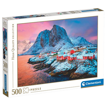 PUZZLE DORF HAMNØY – 500 TEILE – CLEMENTONI 🔶