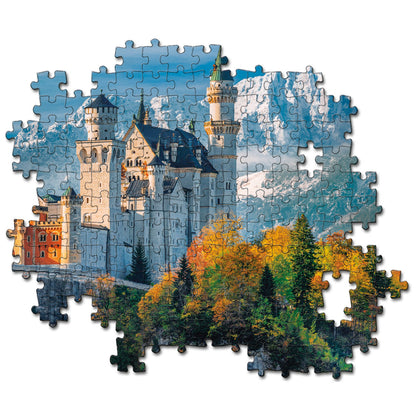 PUZZLE SCHLOSS NEUSCHWANSTEIN – 500 TEILE – CLEMENTONI 🔶