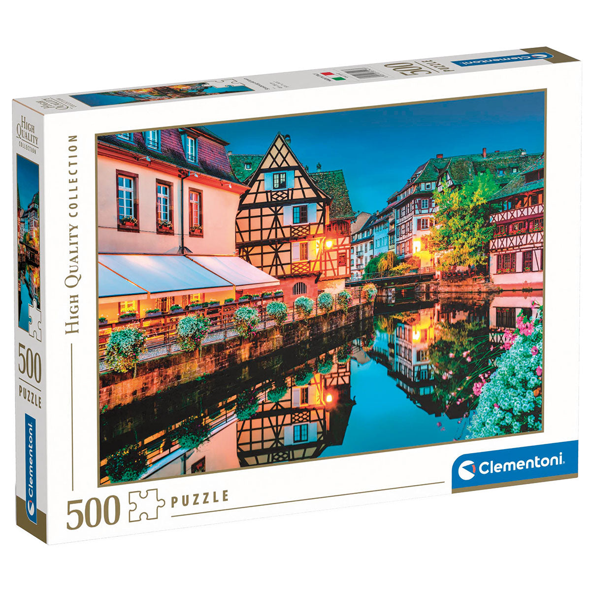 PUZZLE STRASSBURG ALTSTADT – 500 TEILE – CLEMENTONI 🔶